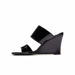 L'INTERVALLE Agadir Black Leather WOMEN