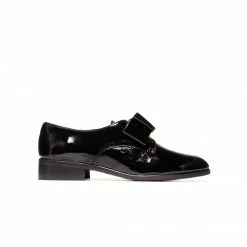 L'INTERVALLE WOMEN Alanis Black Naplack Leather