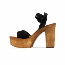 L'INTERVALLE Amar Black Suede WOMEN