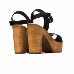 L'INTERVALLE Amar Black Suede WOMEN