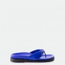 L'INTERVALLE Aminta Royal Blue Leather