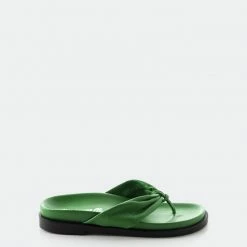 L'INTERVALLE WOMEN Aminta Green Leather
