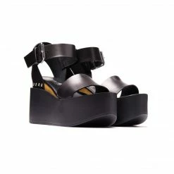 L'INTERVALLE Artemis Black Leather WOMEN