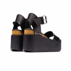 L'INTERVALLE Artemis Black Leather WOMEN