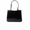 L'INTERVALLE Bancel Black Croco WOMEN
