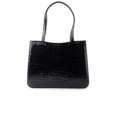 L'INTERVALLE Bancel Black Croco WOMEN