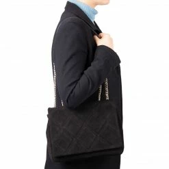 L'INTERVALLE Monna Black Suede WOMEN