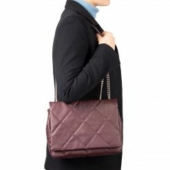 L'INTERVALLE Monna Bordeau Leather WOMEN
