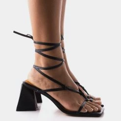 L'INTERVALLE Barrio Black Leather WOMEN