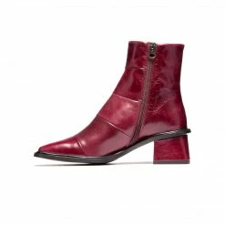 L'INTERVALLE Belmont Bordeaux Leather WOMEN