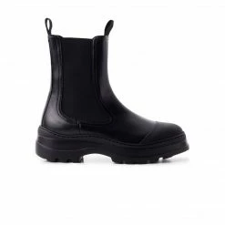 L'INTERVALLE Pilot Black Leather WOMEN