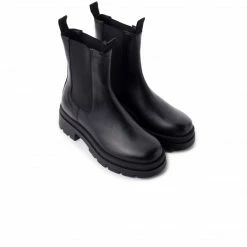 L'INTERVALLE WOMEN Seaborn Black Leather