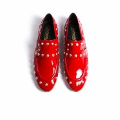 L'INTERVALLE Chispas Red Patent Leather WOMEN 6 L'INTERVALLE Chispas Red Patent Leather WOMEN