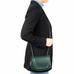 L'INTERVALLE Vauvan Dark Green Leather