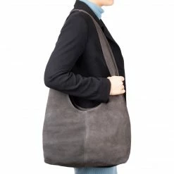 L'INTERVALLE Agard Dark Grey Suede WOMEN