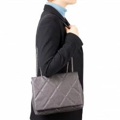 L'INTERVALLE Monna Dark Grey Leather WOMEN