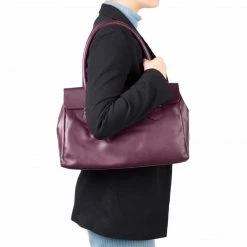 L'INTERVALLE Mazarine Dark Purple Leather