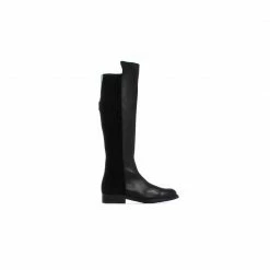 L'INTERVALLE Donatella Black Leather & Suede WOMEN