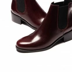 L'INTERVALLE WOMEN Ariano Bordeau Leather