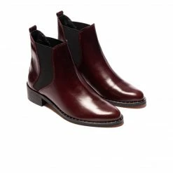 L'INTERVALLE WOMEN Aversa Bordeau Leather