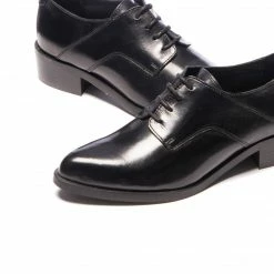 L'INTERVALLE WOMEN Raven Black Leather