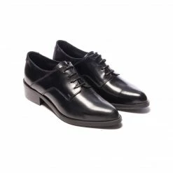 L'INTERVALLE WOMEN Raven Black Leather