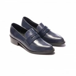 L'INTERVALLE Rimini Navy Leather