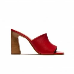 L'INTERVALLE WOMEN Sunday Red Leather