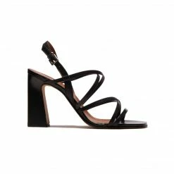 L'INTERVALLE WOMEN Feline Black Leather