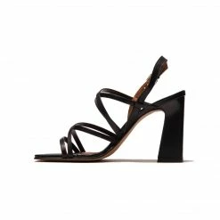 L'INTERVALLE WOMEN Feline Black Leather