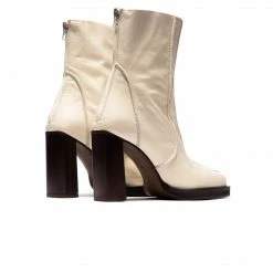 L'INTERVALLE Bethune Off White Leather WOMEN