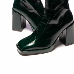 L'INTERVALLE Hillman Green Leather WOMEN