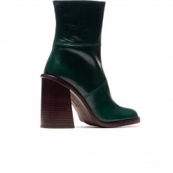 L'INTERVALLE WOMEN Lilles Green Leather