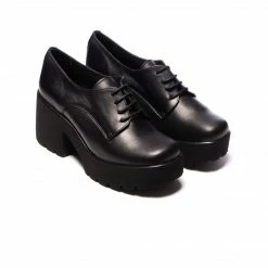 L'INTERVALLE Skol Black Leather WOMEN