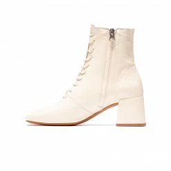 L'INTERVALLE Varick Off White Leather WOMEN 7 L'INTERVALLE Varick Off White Leather WOMEN