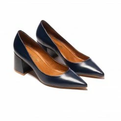 L'INTERVALLE Josephine Navy Leather WOMEN