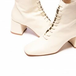 L'INTERVALLE Varick Off White Leather WOMEN 9 L'INTERVALLE Varick Off White Leather WOMEN