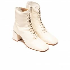 L'INTERVALLE Varick Off White Leather WOMEN