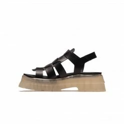 L'INTERVALLE Pina Black Leather WOMEN
