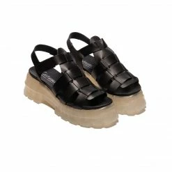 L'INTERVALLE Pina Black Leather WOMEN