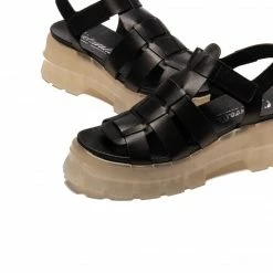 L'INTERVALLE Pina Black Leather WOMEN