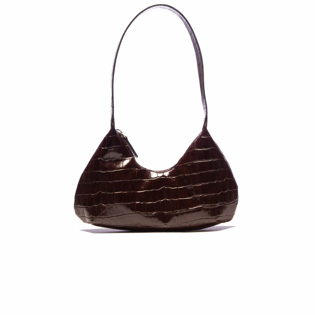 L'INTERVALLE Mollina Dark Brown Croco 1 L'INTERVALLE Mollina Dark Brown Croco