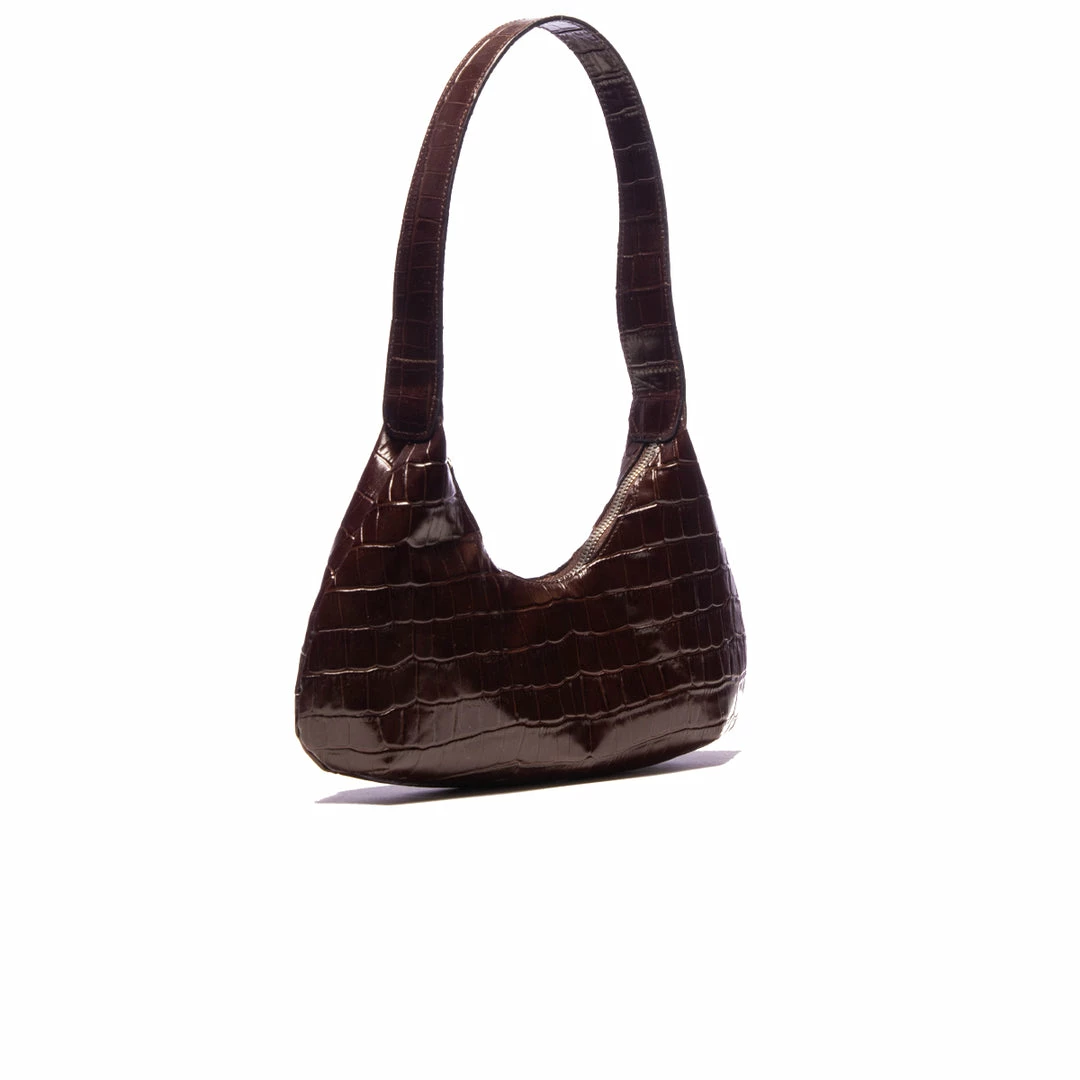 L'INTERVALLE Mollina Dark Brown Croco 2 L'INTERVALLE Mollina Dark Brown Croco