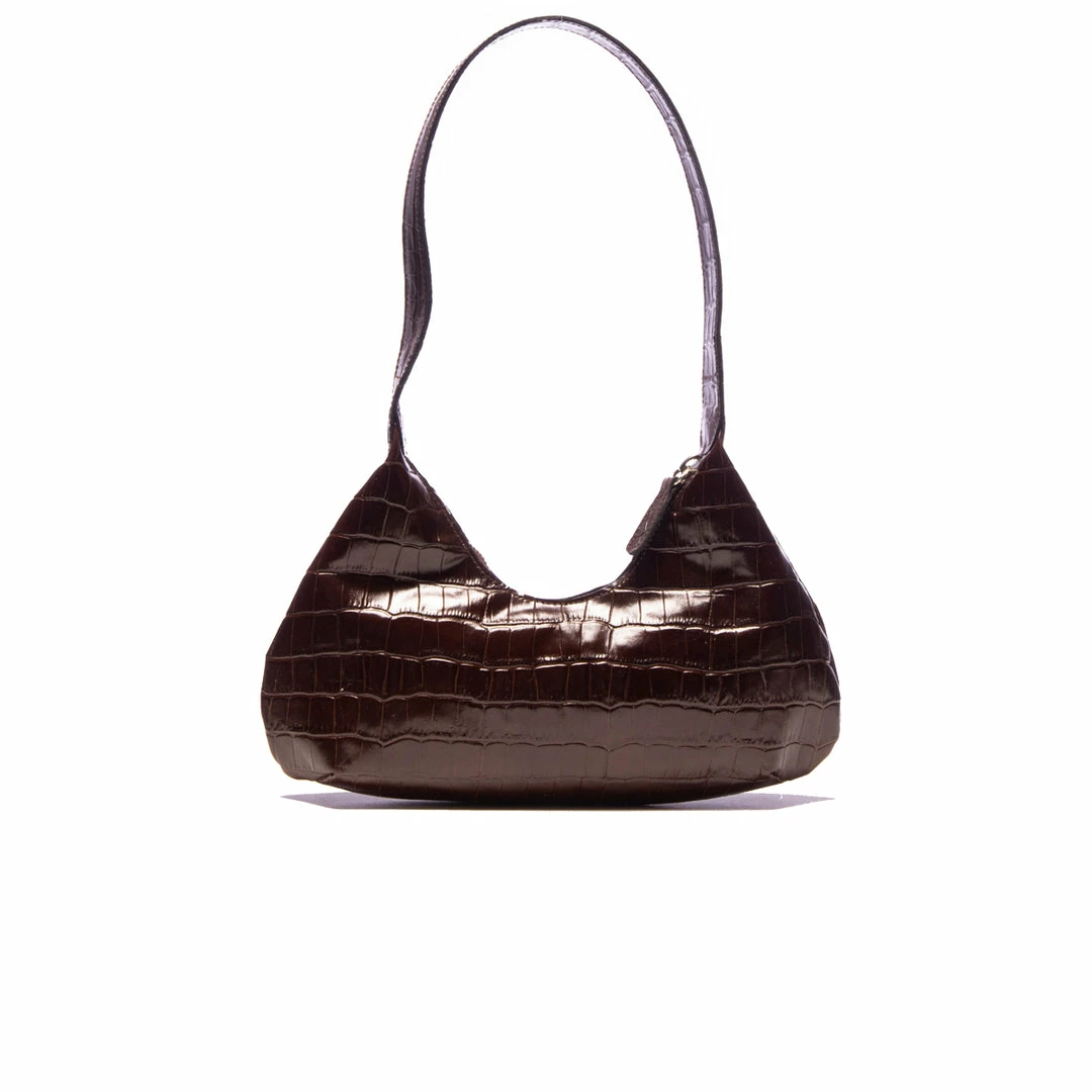 L'INTERVALLE Mollina Dark Brown Croco 3 L'INTERVALLE Mollina Dark Brown Croco
