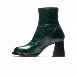 L'INTERVALLE Strasbourg Green Leather WOMEN 7 L'INTERVALLE Strasbourg Green Leather WOMEN