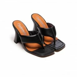 L'INTERVALLE Zakynthos Black Leather WOMEN