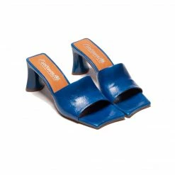L'INTERVALLE WOMEN Singer Dark Blue Leather
