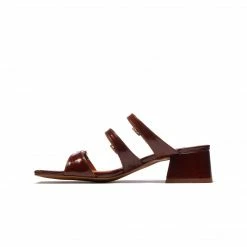 L'INTERVALLE Elounda Chestnut Leather WOMEN