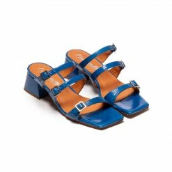 L'INTERVALLE WOMEN Elounda Dark Blue Leather