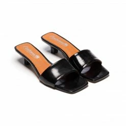 L'INTERVALLE WOMEN Degas Black Leather